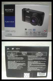 Sony CYBER SHOT Digital Camera DSC H70 NEW IN BOX   Silver 27242808683 