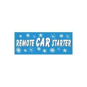   Car Stereo Theme Business Advertising Banner   Remote Car Starter