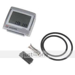 LCD Screen Bike Cycle Cycling Computer Odometer Speedometer Clock Time 