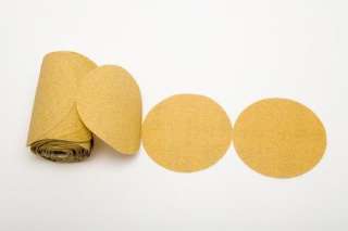 Premium Gold 6 PSA Sanding Discs Roll 320 Grit NEW  
