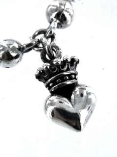 King Queen Baby Studio 5 Charm Bracelet FDL ROSE HEART  