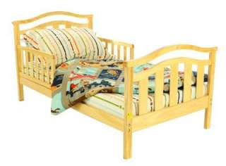   Me comfortable Child Toddler sturdy wood Bed sleeping w/ safety rails