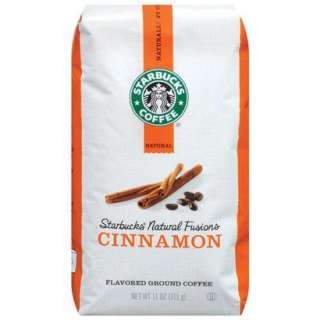 Starbucks Coffee Natural Fusions Cinnamon Flavored Ground Coffee   11 