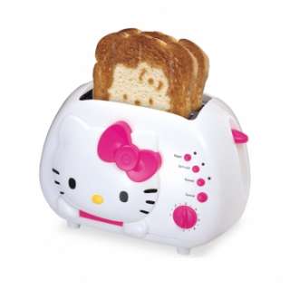 HELLO KITTY 2 SLICE WIDE SLOT TOASTER W/ COOL TOUCH NEW  