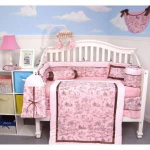   Baby Crib Nursery Bedding Set 13 pcs included Diaper Bag with Changing
