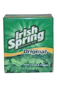20 Original Irish Spring Deodorant Bar Soap   