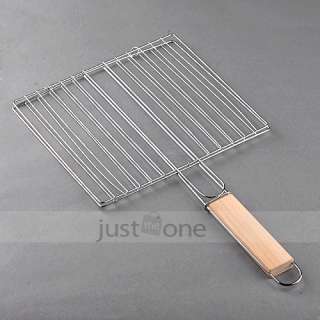 BBQ Barbecue Stainless Grill Camping Plate Portable  