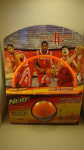   Houston Rockets Basketball Hoop, Ball, Net & Backboard *NEW *Sports