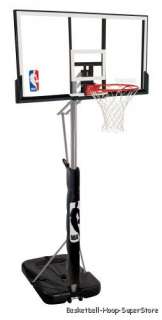 52In. Portable Basketball Hoop/Goal  The Spalding 72307  