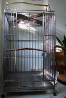 Bird Cage Stainless Steel SX 304 *Custom* Macaw Use1Week PLUS 6NEW 
