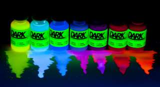 GLOWING Liquid Neon/UV/Blacklight Reactive Dye / Paint  