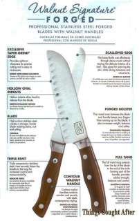 Chicago Cutlery Walnut Signature Forged Knife Block Set  