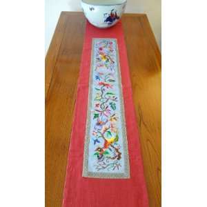  Hand Crafted Embroidery Table Runner