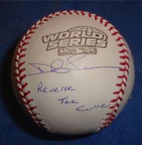 DALE SVEUM Signed Boston Red Sox 2004 WS Baseball  