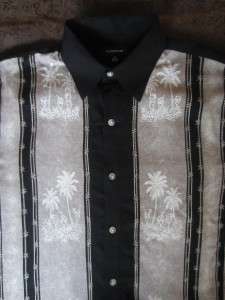   Croft & Barrow Tropical Retro Bowling Style Button Down Shirt Shirts S