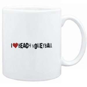  Mug White  Beach Volleyball I LOVE Beach Volleyball URBAN 