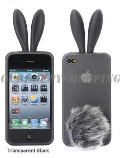 iPhone 4 4G Bunny Rabbit Silicone Rubber Case Skin New  