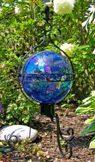 New Gazing Ball Stand for 10 Globes Only Fleur de Lis  