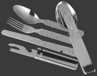   New cutlery set stainless,camping, military mess kit utensils  