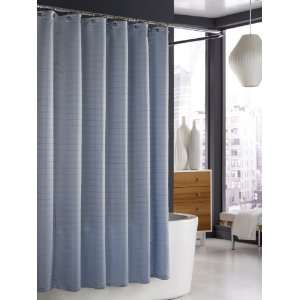  Parc East Bricks Slate Blue Shower Curtain