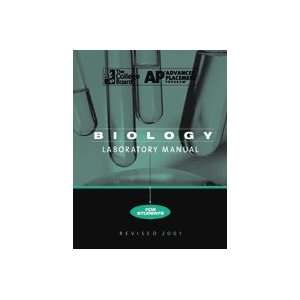  AP Biology Lab Manual for Students   Revised 2001 Books