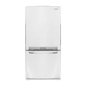   Samsung 18 Cu. Ft. Bottom Freezer Refrigerator   White Appliances