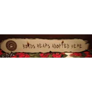  BOYDS BEARS ADOPTED SIGN   Retired: Everything Else