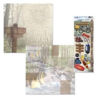 Paper House~OUTDOOR ADVENTURE~12x12 Scrapbook Page Kit  