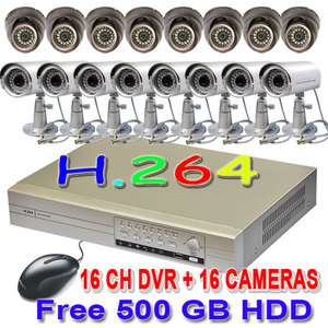 16CH H.264 NET DVR AUDIO CCTV camera Security Systems  