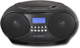 Insignia CD Boombox with AM/FM Tuner Black NS B4111  