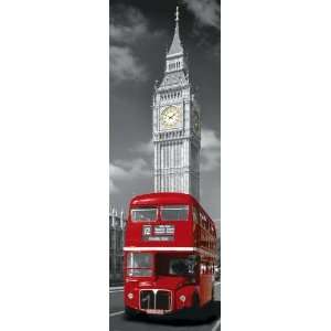  Transport Posters London   Big Ben And Bus   158x53cm 