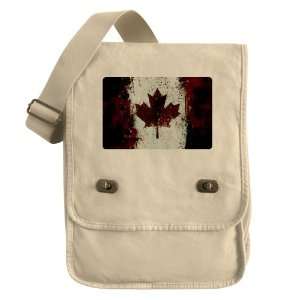   Field Bag Khaki Canadian Canada Flag Painting HD: Everything Else