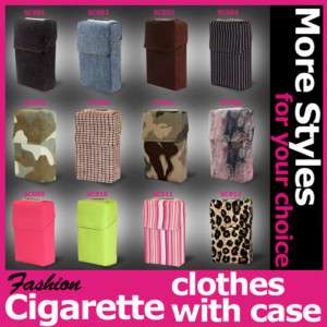 New Mens Womens Cigarette Box Case Bag Holder U Pick  