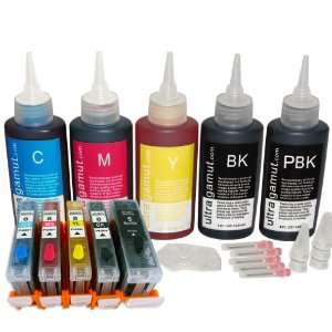  Refillable Ink Cartridges for Canon PIXMA MP830 Printers 