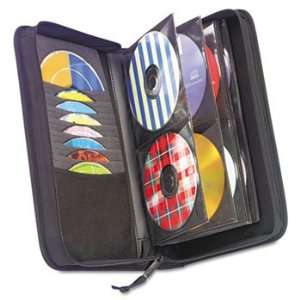  CASE LOGIC CD/DVD Wallet Holds 72 Disks Black Sturdy Nylon 