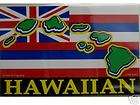 HAWAIIAN vinyl sticker Hawaii honu flag islands, Kanaka Maoli flag 