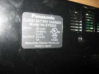 Panasonic Cordless Tool Battery Charger EY0225 6Pc Lot  