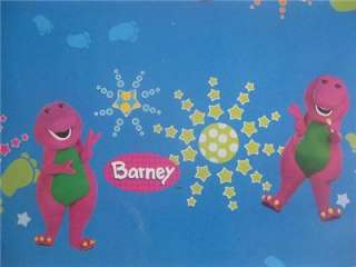 Barney Wrapping Paper Party Supplies Book Cover Gift x4 Baby Bop 