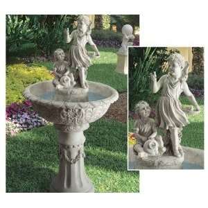 Xoticbrands Statue 52 Grande Classic Baby Birds Cherub Children Home 