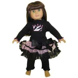   : Princess Tutu Outfit fits American Girl Doll Clothes: Toys & Games