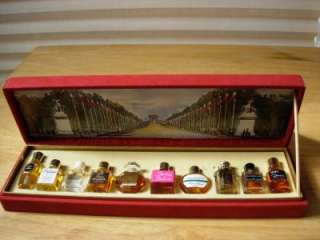   Perfume Minis Sampler, Parfums de Paris Coffret Box, Made in France