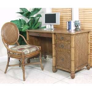  Oyster Bay Wicker Computer Desk by Hospitality Rattan 