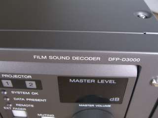 Sdds Sony Dynamic Digital Sound Film Sound Decoder DFP D3000  
