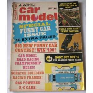  Car Model Magazine July 1967 Special Funny Cat Issue 16 