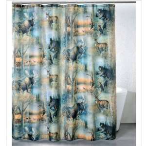  Big Country Fabric Shower Curtain