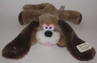   GANZ Xmas DROOPER DOG Plush Brown Jingle Puppy Stuffed Animal Toy TAGS