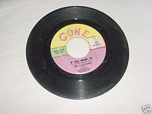 Doo Wop 45 Record The Carousels If You Want To, LISTEN  
