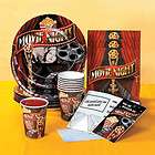   Movie Night PARTY PACK PLATES NAPKINS CUPS Invitations PARTY SUPPLIES
