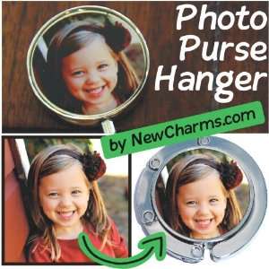   Custom Picture Photo Purse Hanger (Handbag Table Hook) From New Charms