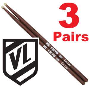 VIC FIRTH Dave Weckl Wood Tip Drum Sticks SDW   3 pairs  